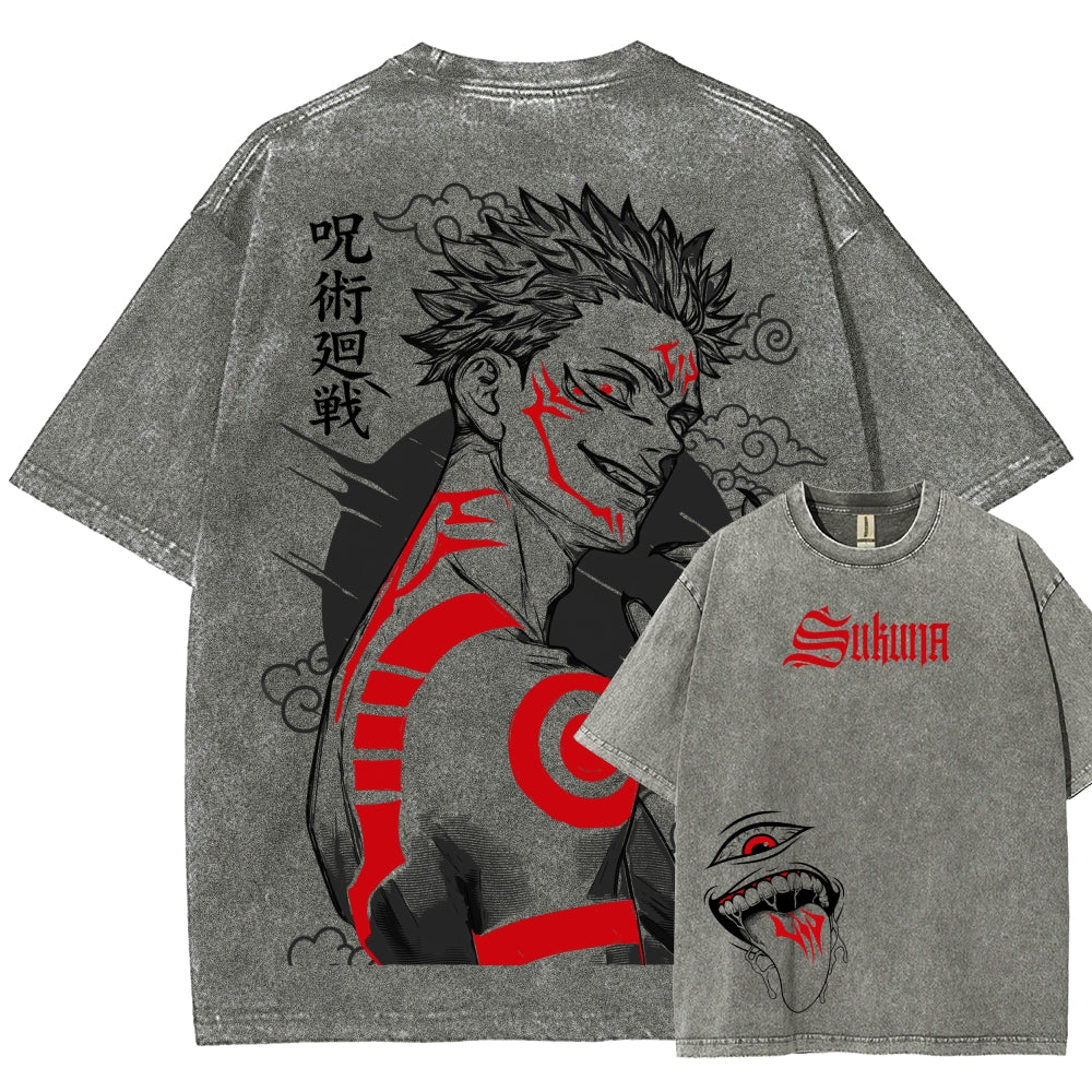 Jujutsu Kaisen Unisex Fit Washed T-Shirt 2511013610