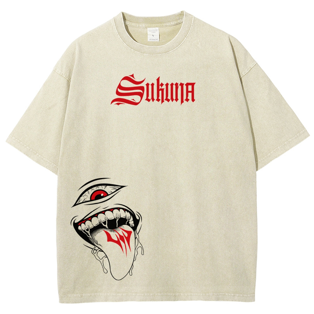 Jujutsu Kaisen Unisex Fit Washed T-Shirt 2511013610