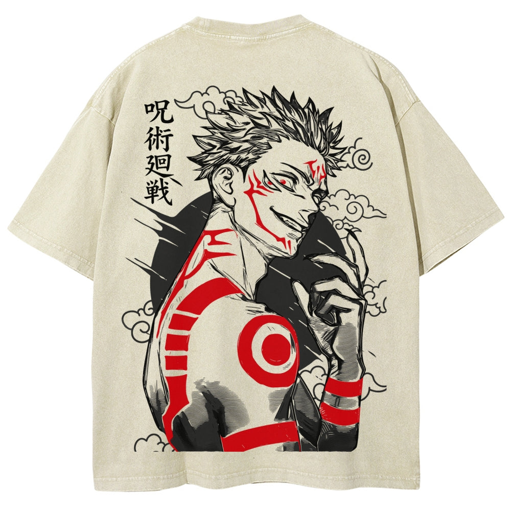 Jujutsu Kaisen Unisex Fit Washed T-Shirt 2511013610