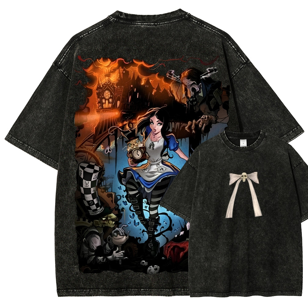 Alice Unisex Fit Washed T-Shirt 2511013617