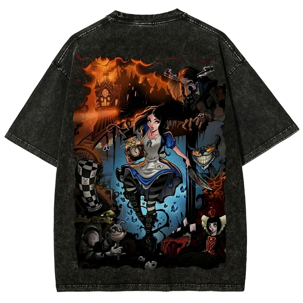 Alice Unisex Fit Washed T-Shirt 2511013617