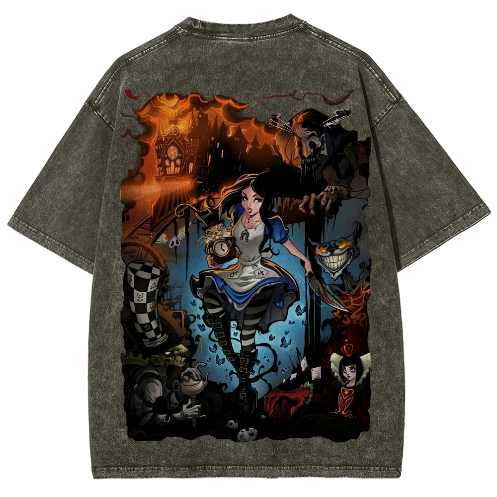 Alice Unisex Fit Washed T-Shirt 2511013617