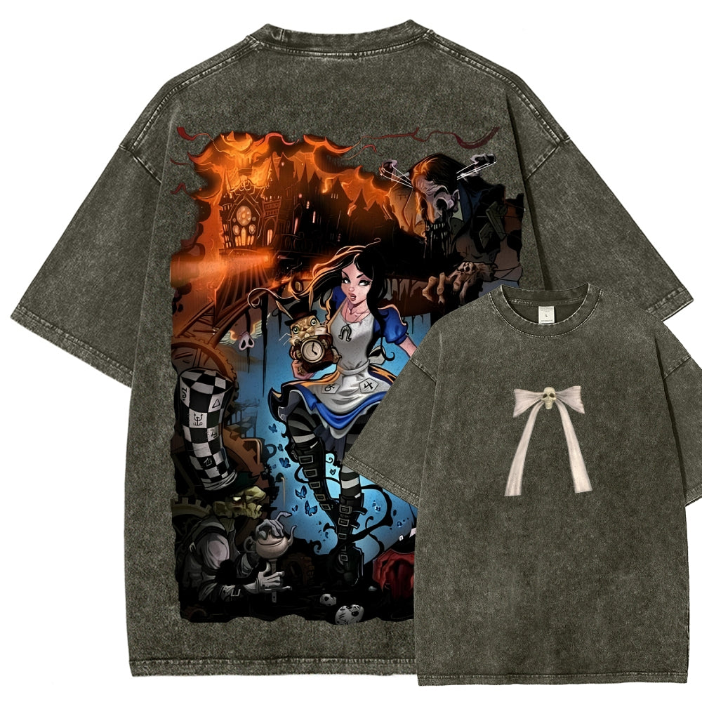 Alice Unisex Fit Washed T-Shirt 2511013617