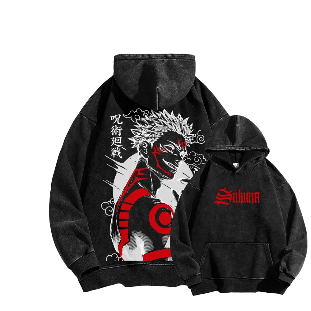 Jujutsu Kaisen Unisex washed sweatshirts 2511013648