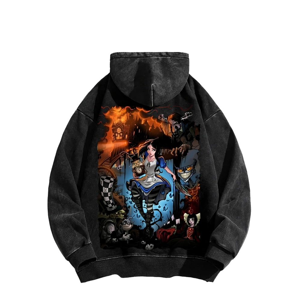 Alice Unisex washed sweatshirts 2511013668