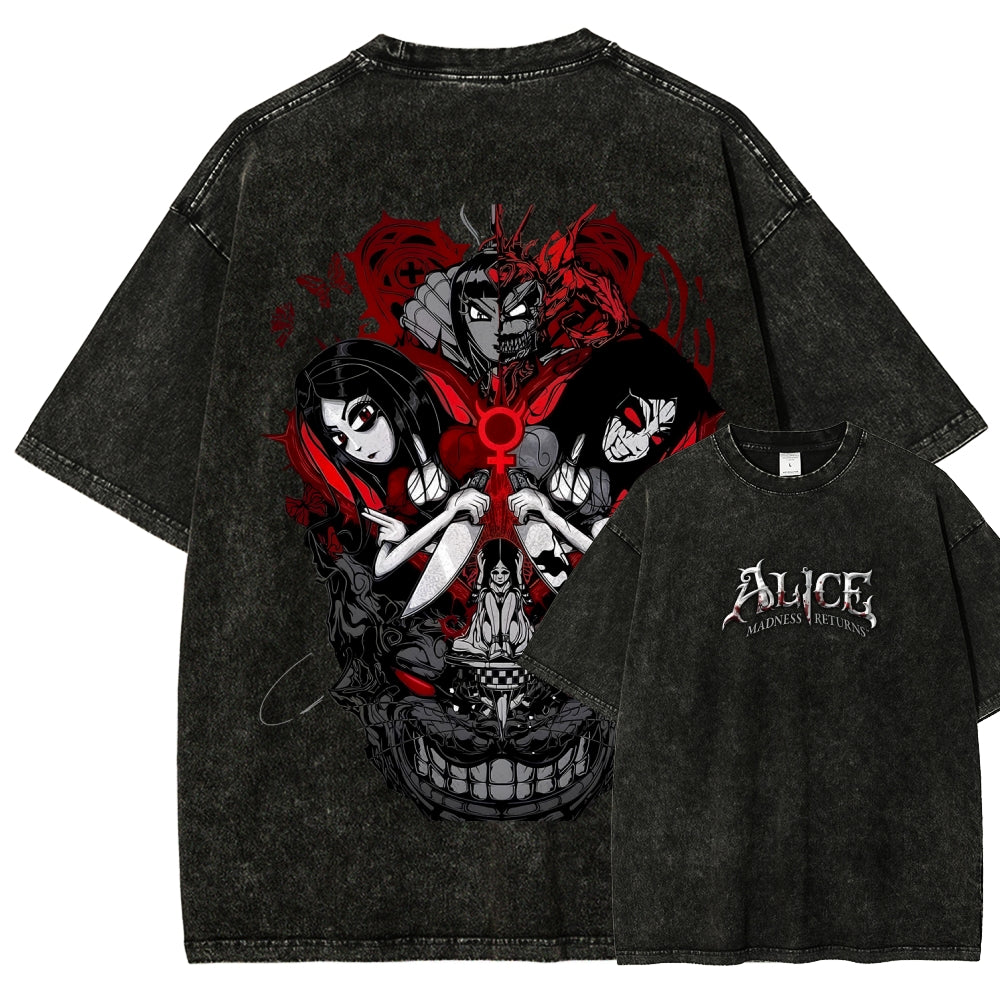 Alice Unisex Fit Washed T-Shirt 2511017744