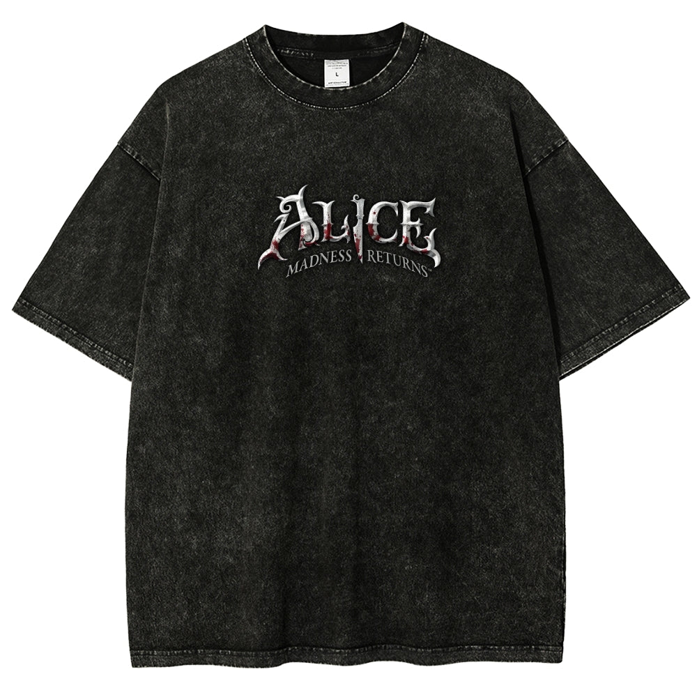 Alice Unisex Fit Washed T-Shirt 2511017744