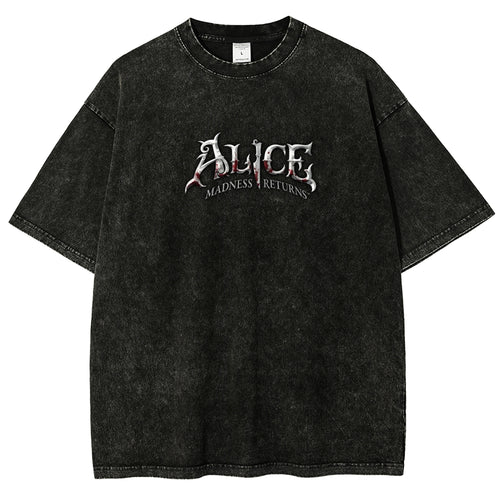 Alice Unisex Fit Washed T-Shirt 2511017744