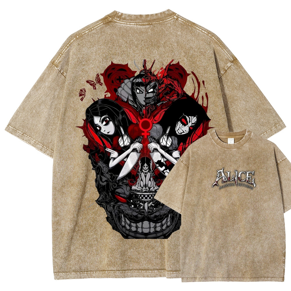 Alice Unisex Fit Washed T-Shirt 2511017744