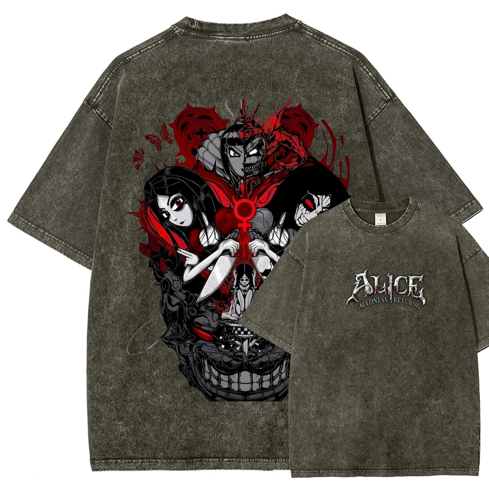 Alice Unisex Fit Washed T-Shirt 2511017744