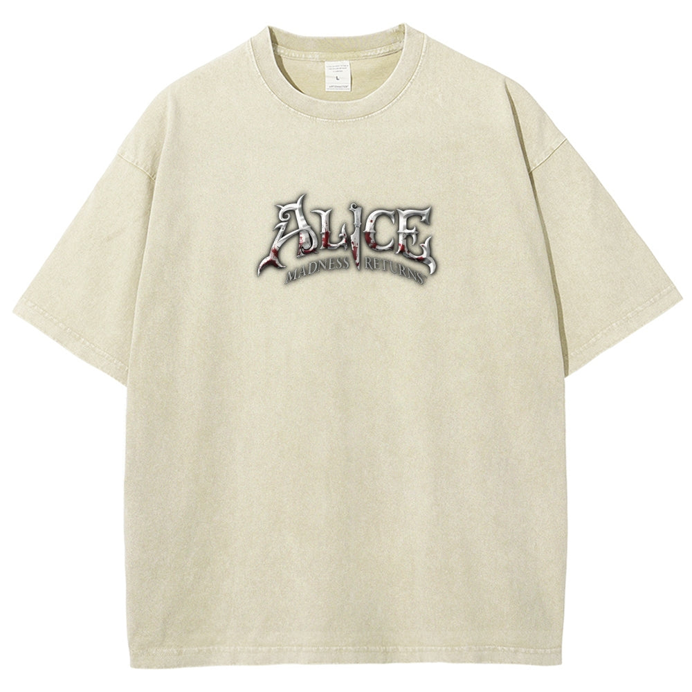 Alice Unisex Fit Washed T-Shirt 2511017744