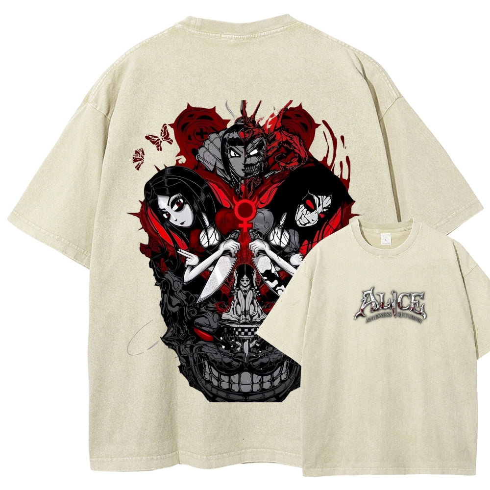 Alice Unisex Fit Washed T-Shirt 2511017744