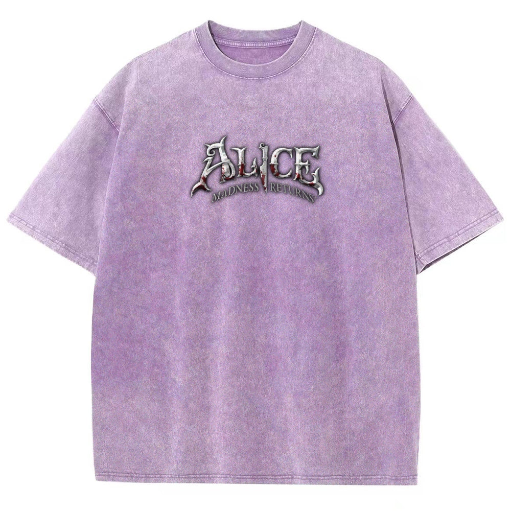 Alice Unisex Fit Washed T-Shirt 2511017744