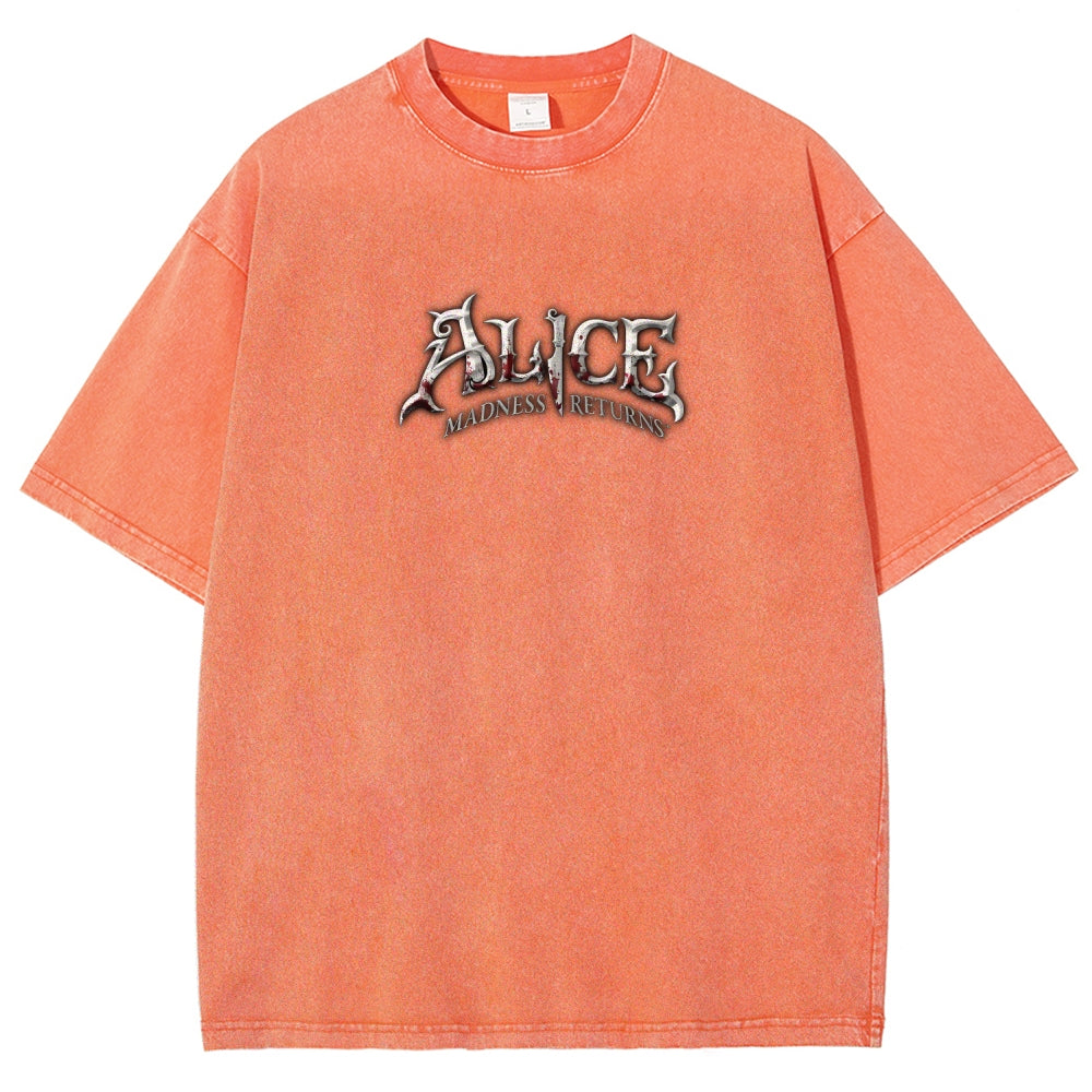 Alice Unisex Fit Washed T-Shirt 2511017744