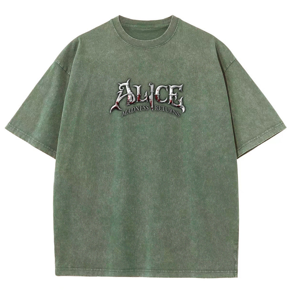 Alice Unisex Fit Washed T-Shirt 2511017744