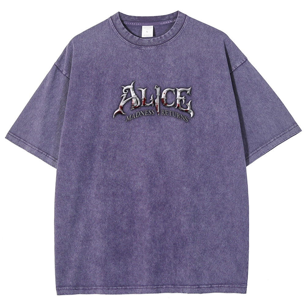 Alice Unisex Fit Washed T-Shirt 2511017744