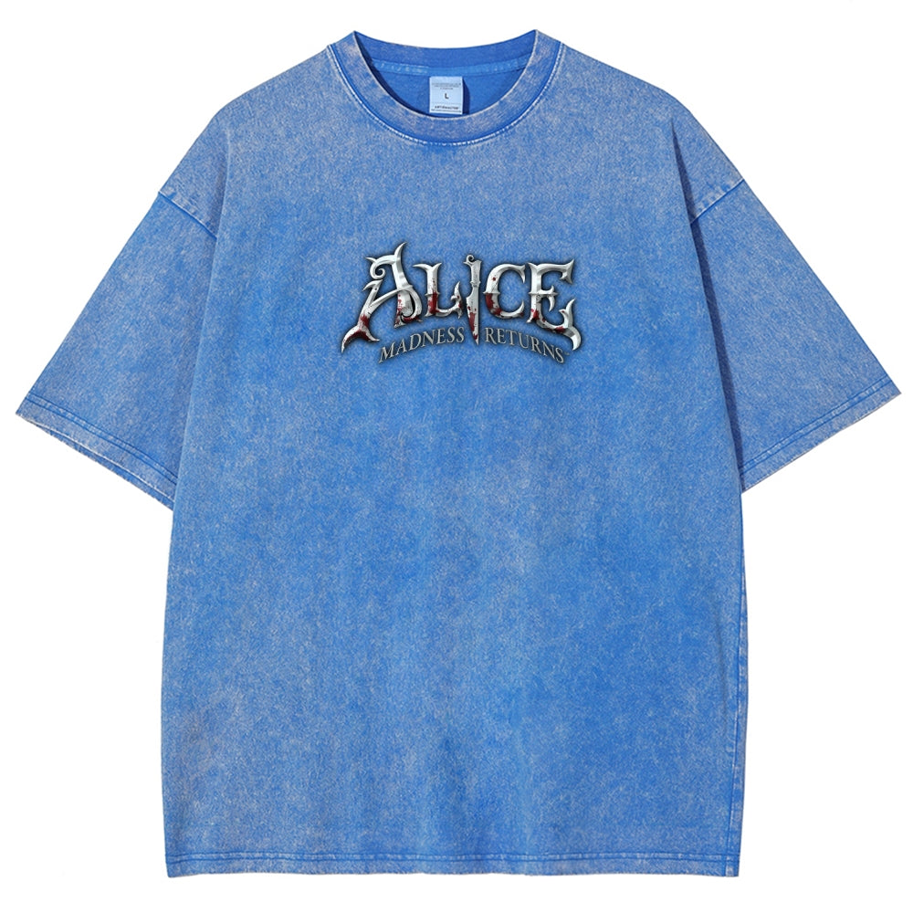 Alice Unisex Fit Washed T-Shirt 2511017744