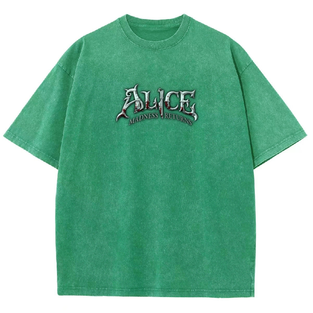 Alice Unisex Fit Washed T-Shirt 2511017744