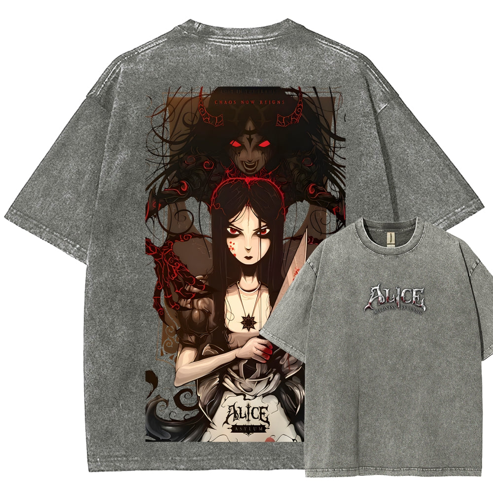 Alice Unisex Fit Washed T-Shirt 2511017763
