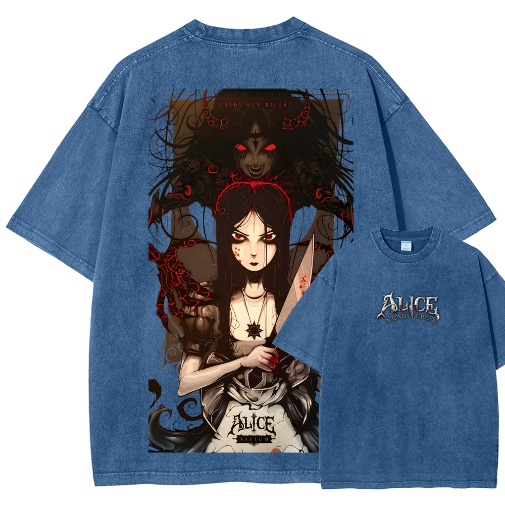 Alice Unisex Fit Washed T-Shirt 2511017763