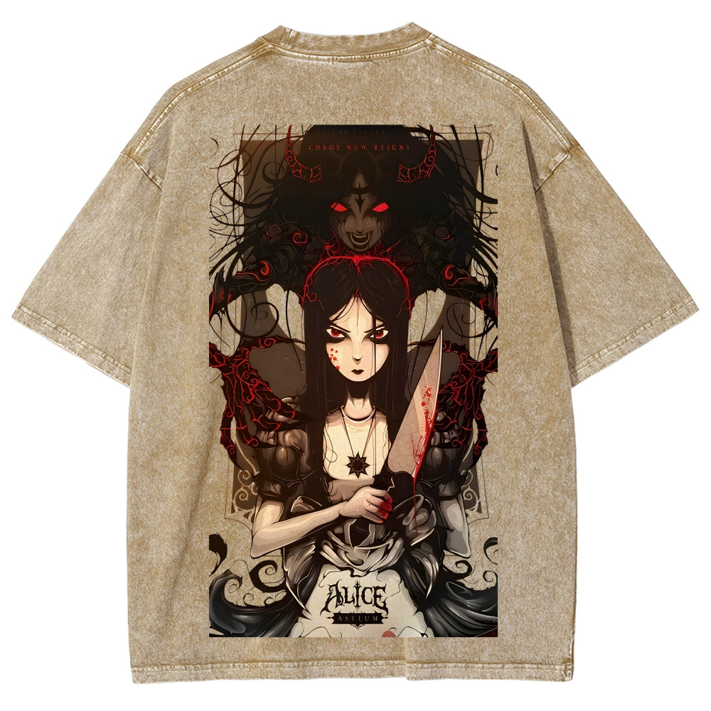 Alice Unisex Fit Washed T-Shirt 2511017763