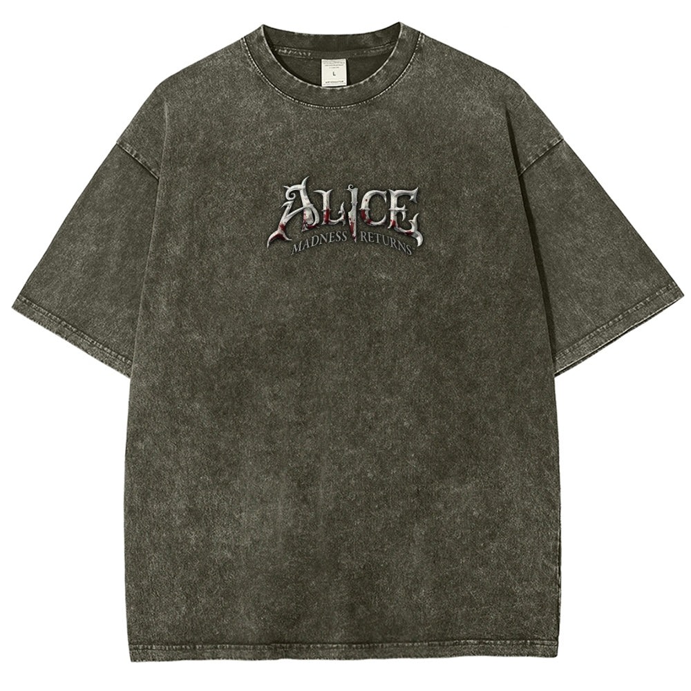 Alice Unisex Fit Washed T-Shirt 2511017763