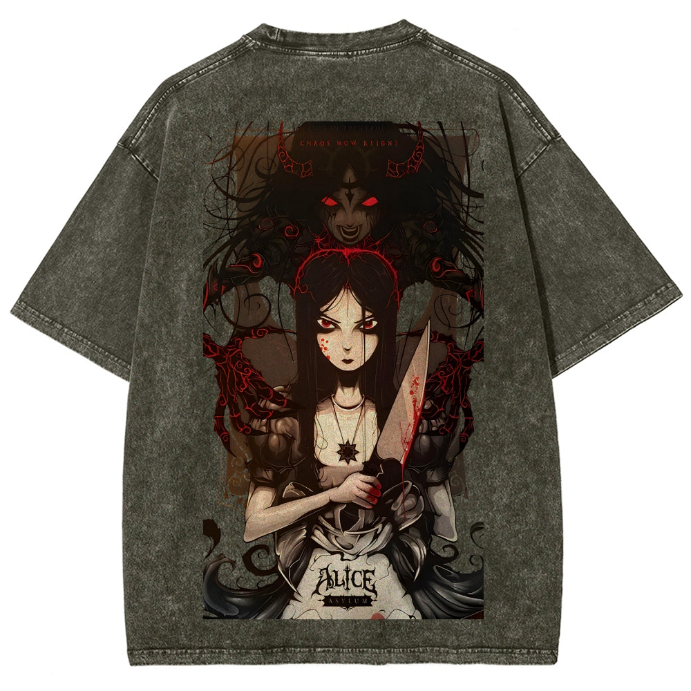 Alice Unisex Fit Washed T-Shirt 2511017763