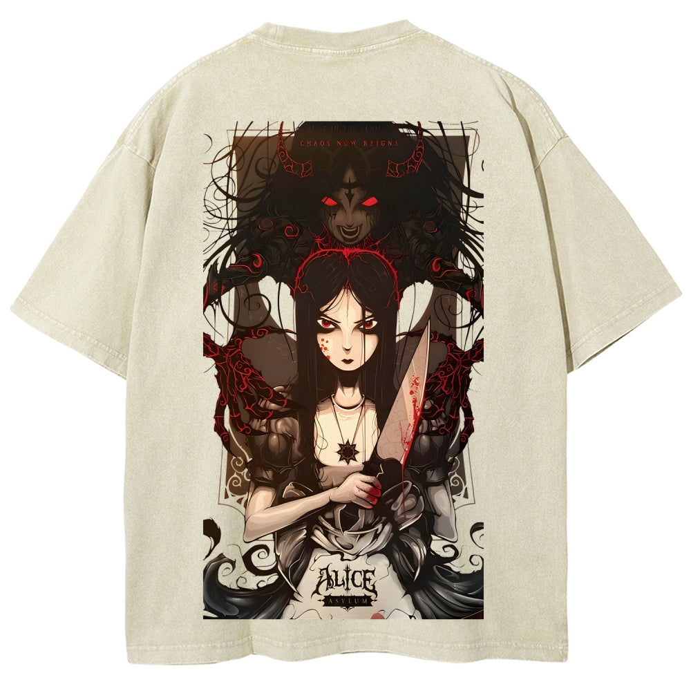 Alice Unisex Fit Washed T-Shirt 2511017763