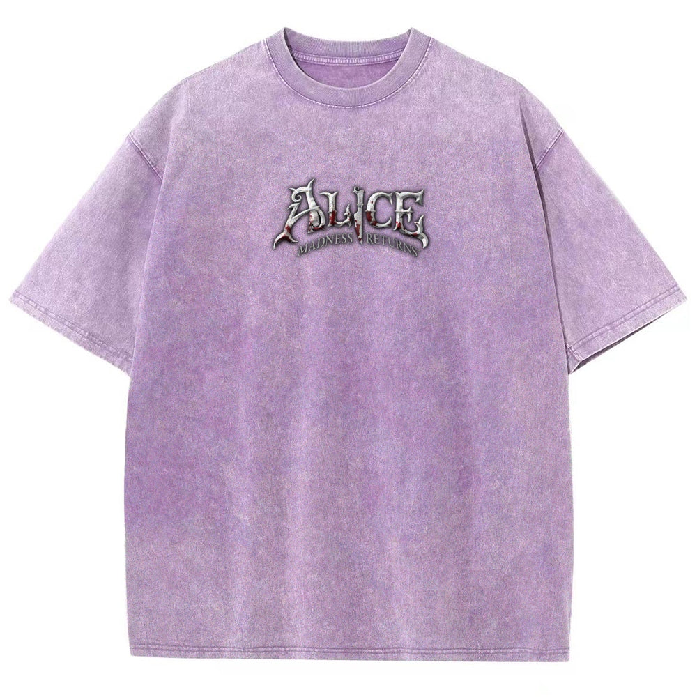 Alice Unisex Fit Washed T-Shirt 2511017763