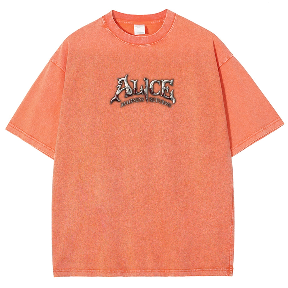 Alice Unisex Fit Washed T-Shirt 2511017763