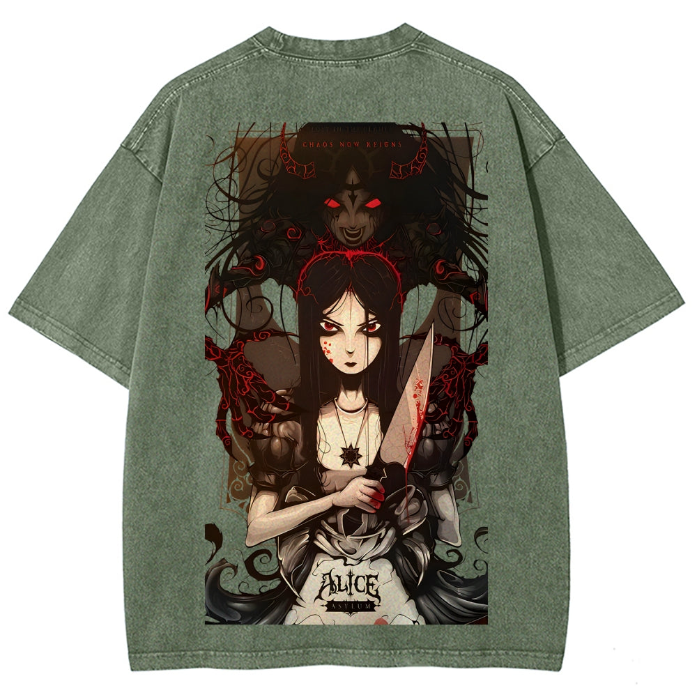 Alice Unisex Fit Washed T-Shirt 2511017763