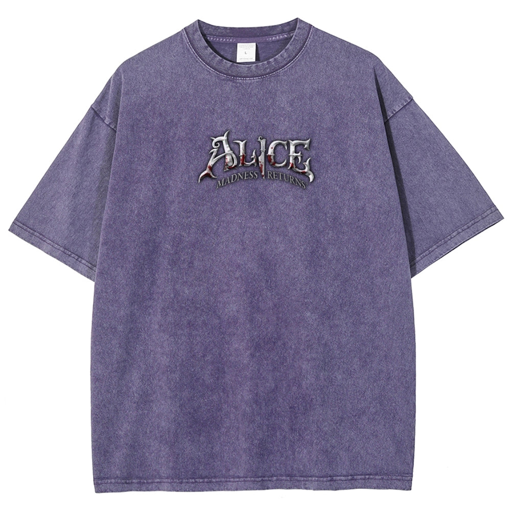 Alice Unisex Fit Washed T-Shirt 2511017763