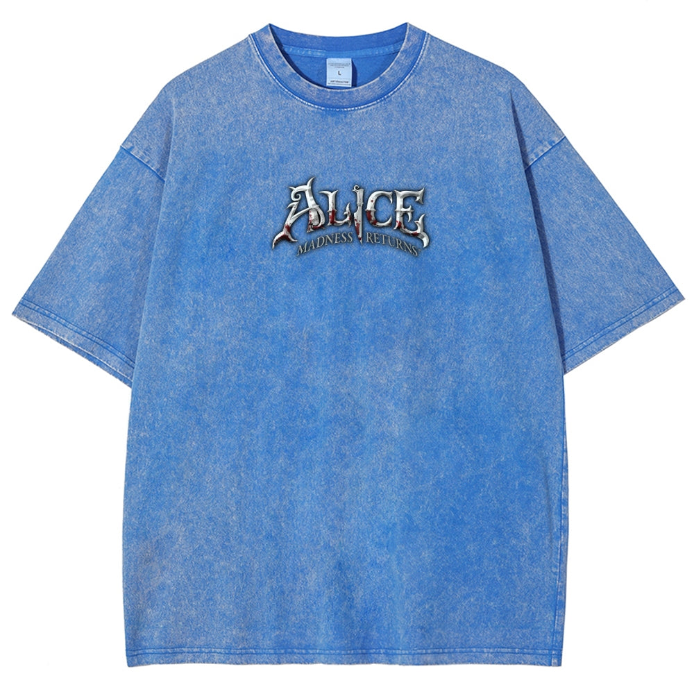 Alice Unisex Fit Washed T-Shirt 2511017763