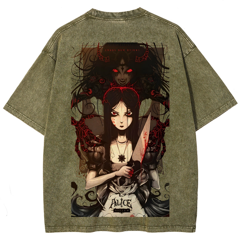 Alice Unisex Fit Washed T-Shirt 2511017763