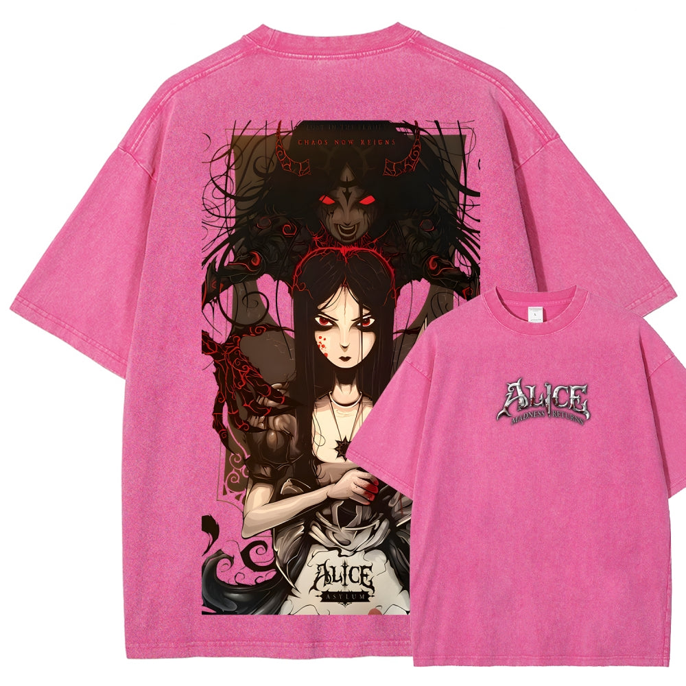 Alice Unisex Fit Washed T-Shirt 2511017763