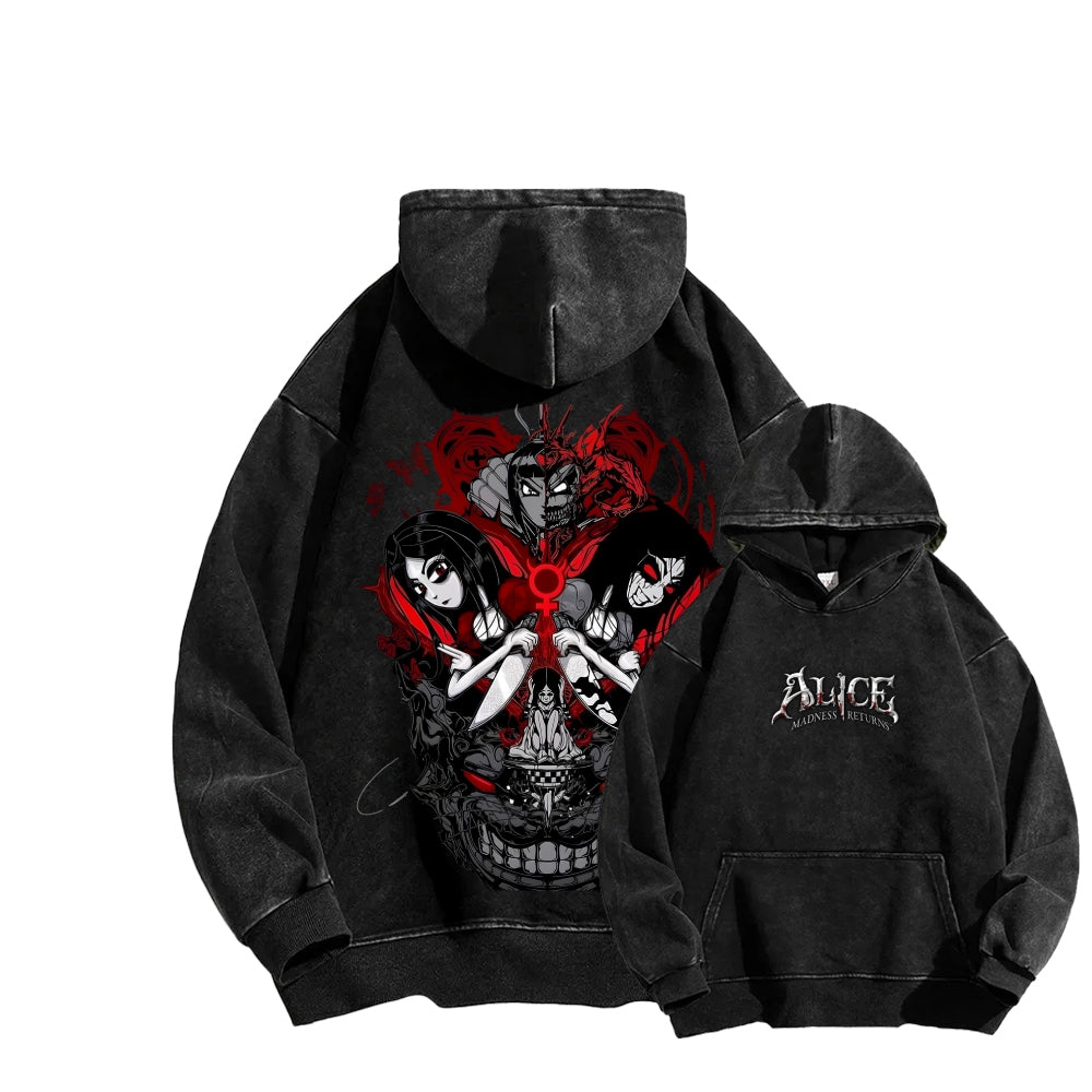 Alice Unisex washed sweatshirts 2511017786