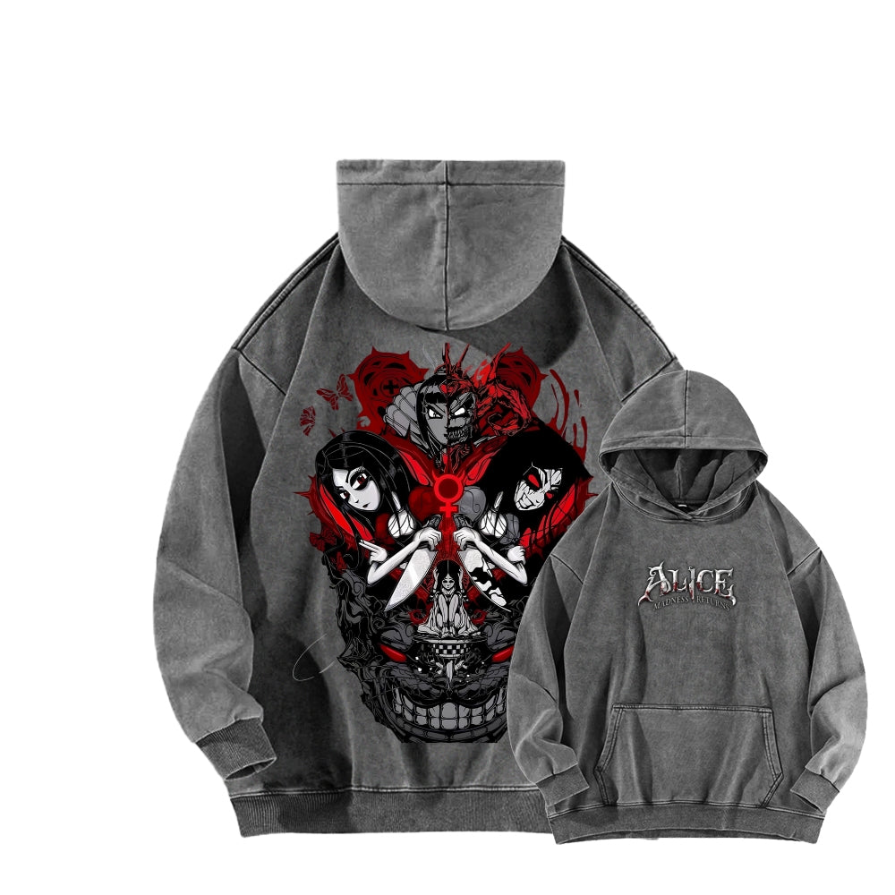 Alice Unisex washed sweatshirts 2511017786