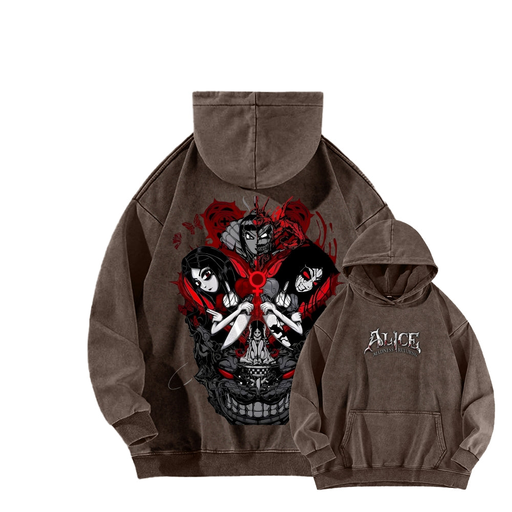 Alice Unisex washed sweatshirts 2511017786