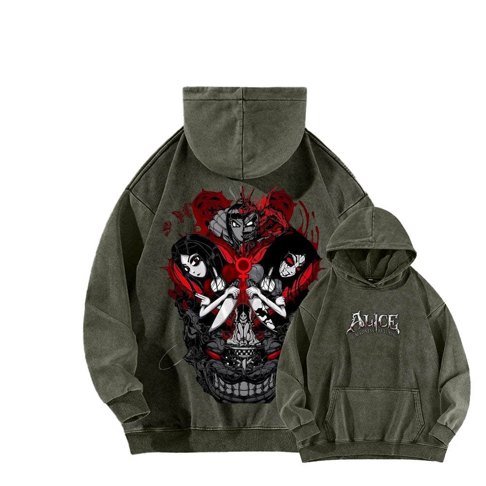 Alice Unisex washed sweatshirts 2511017786