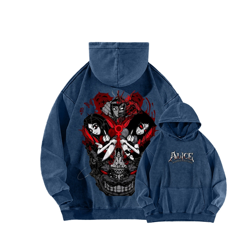 Alice Unisex washed sweatshirts 2511017786
