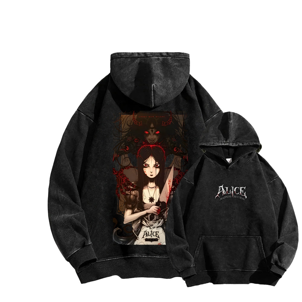 Alice Unisex washed sweatshirts 2511017830