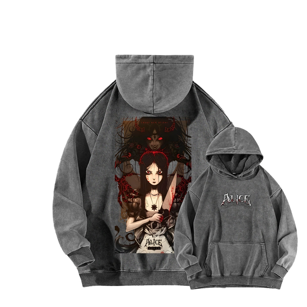 Alice Unisex washed sweatshirts 2511017830