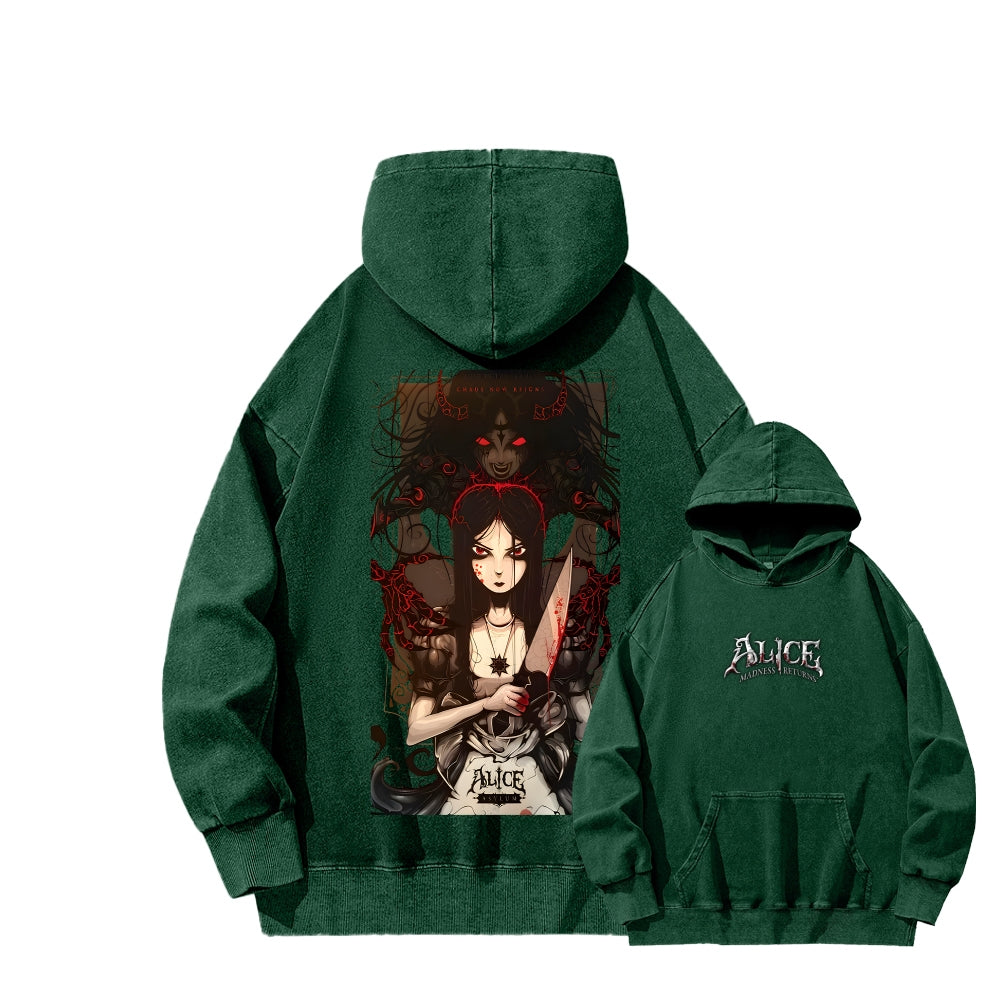 Alice Unisex washed sweatshirts 2511017830