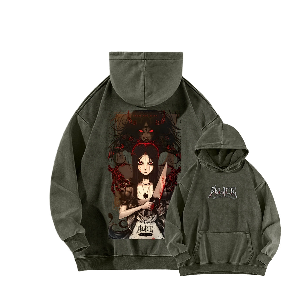 Alice Unisex washed sweatshirts 2511017830