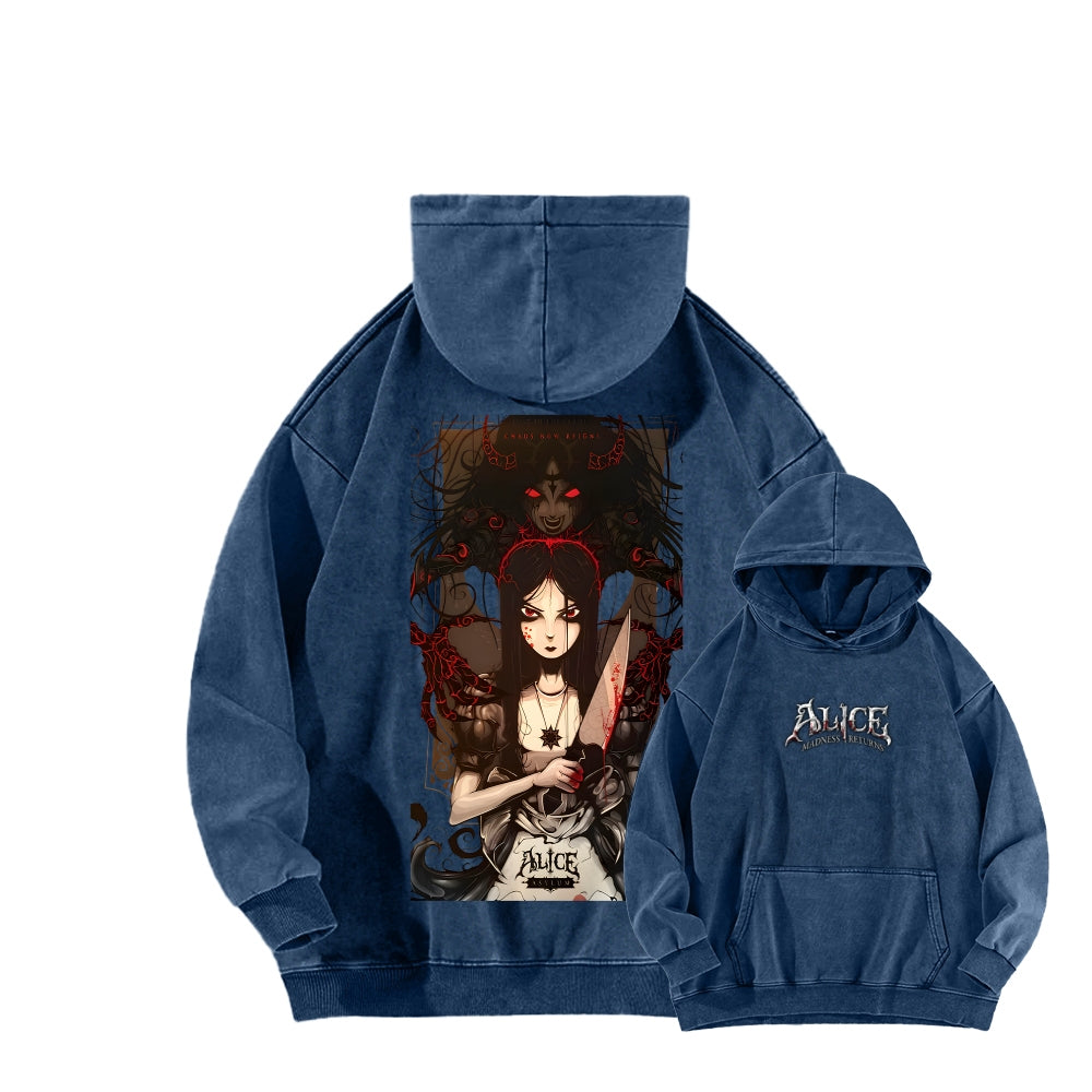Alice Unisex washed sweatshirts 2511017830