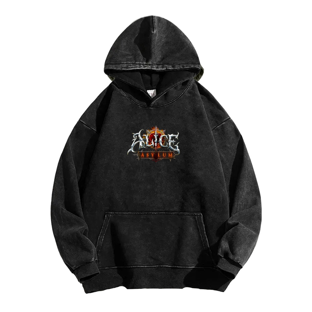 Alice Unisex Washed Hoodie 2511018099