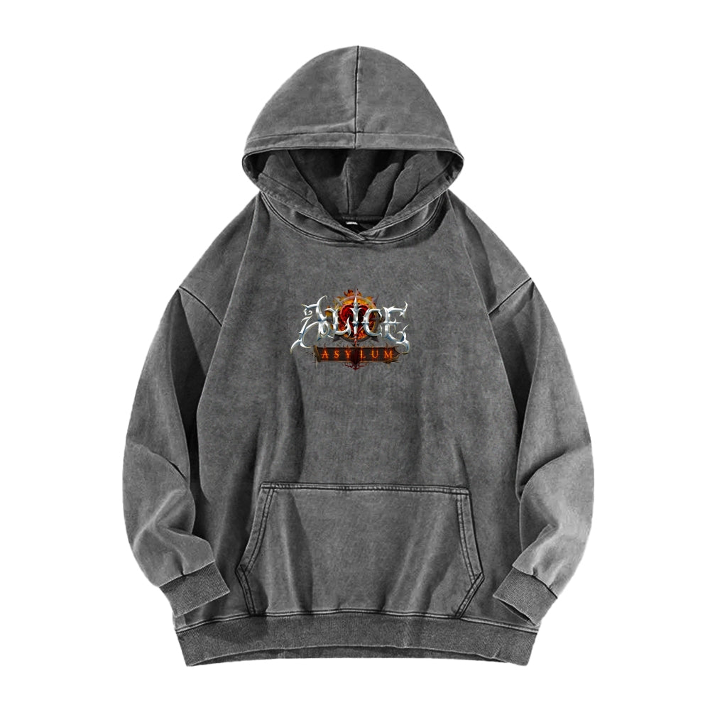 Alice Unisex Washed Hoodie 2511018099