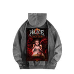 Alice Unisex Washed Hoodie 2511018099