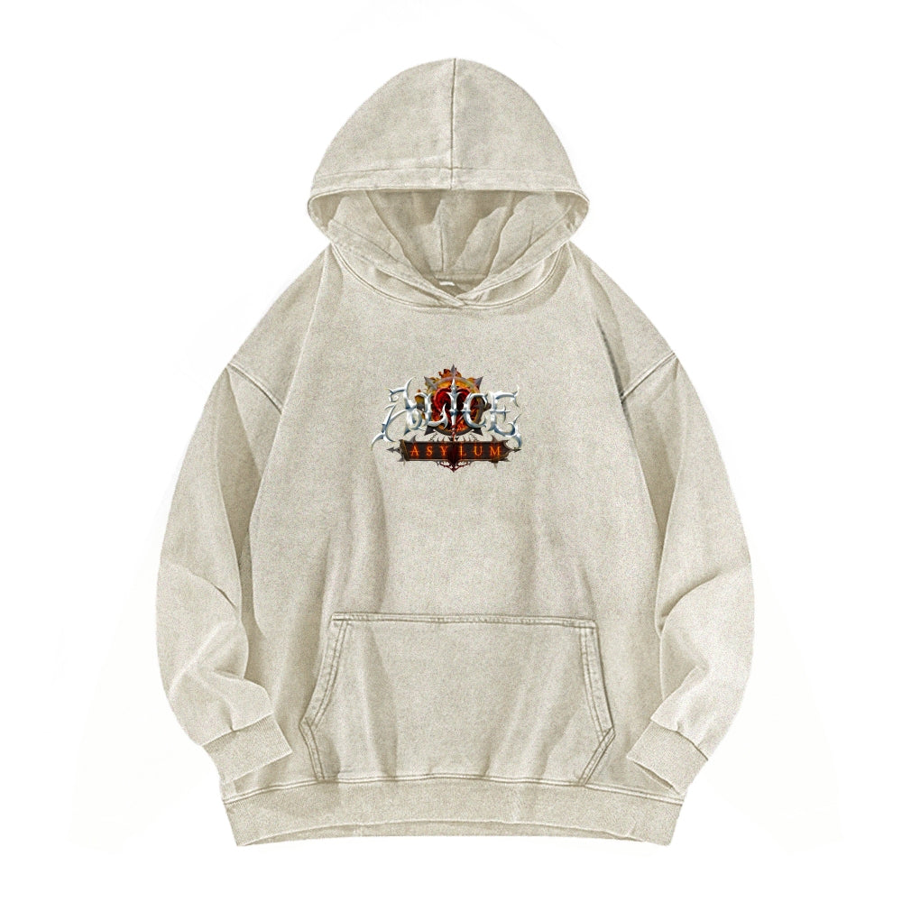 Alice Unisex Washed Hoodie 2511018099
