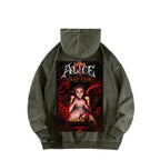 Alice Unisex Washed Hoodie 2511018099